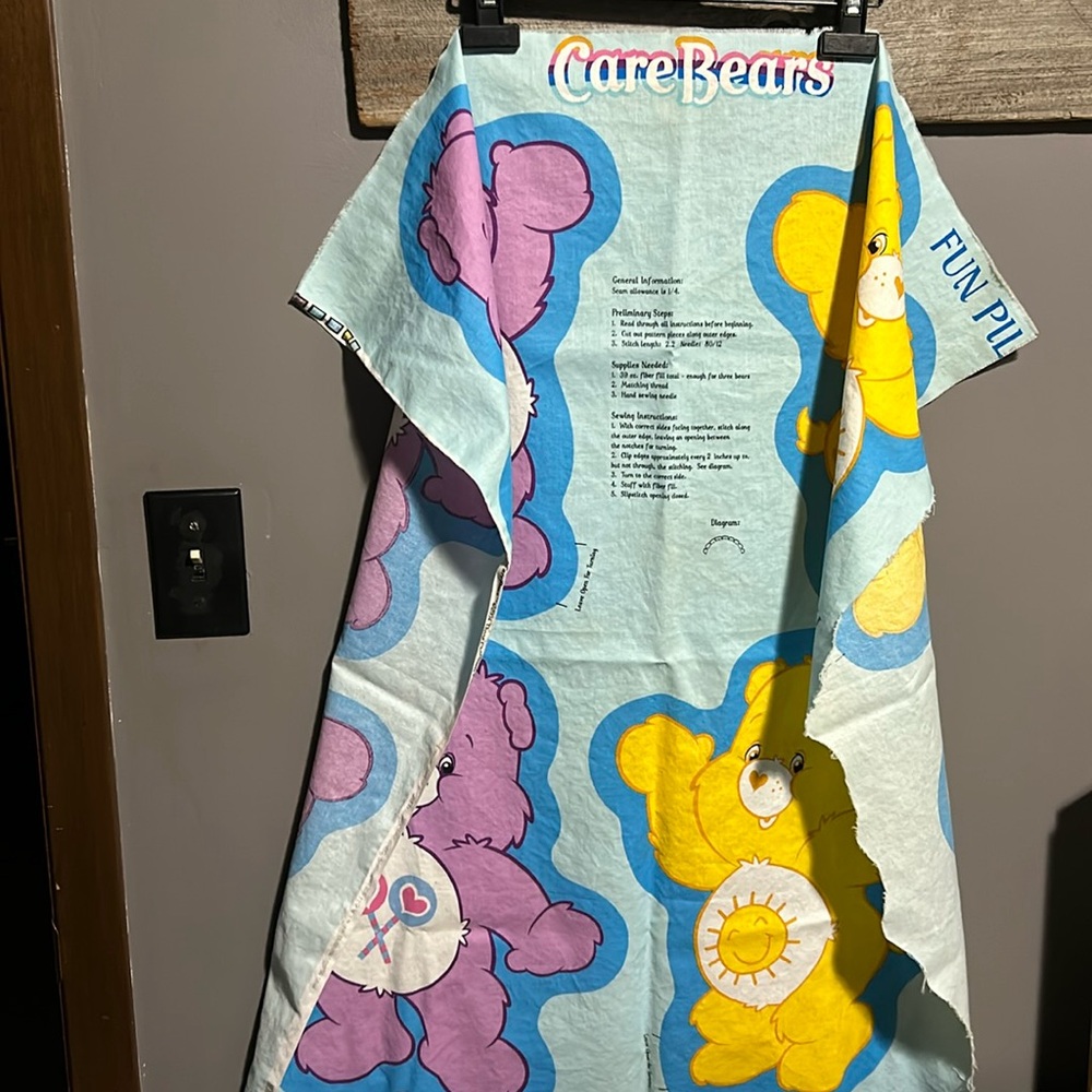 New Vintage Care bears Pillow patterns sunshine and share bear